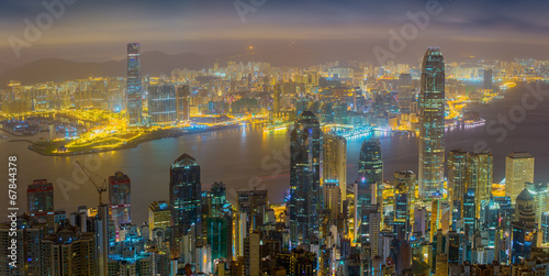 Hong Kong cityscape at night