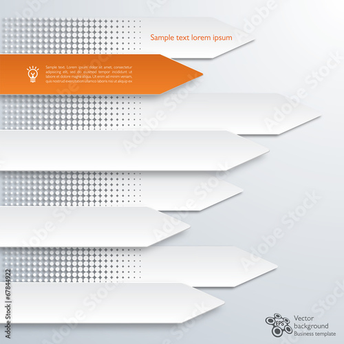 Infographics Background #White Arrows