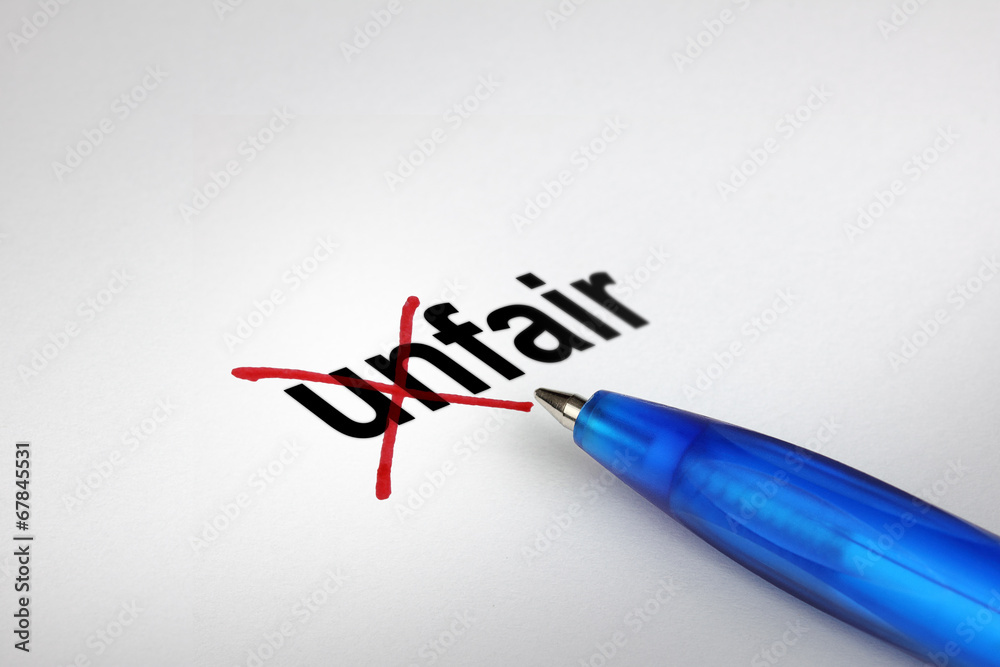 Changing the meaning of word. Unfair into Fair. Changing the meaning of word. Unfair into Fair.