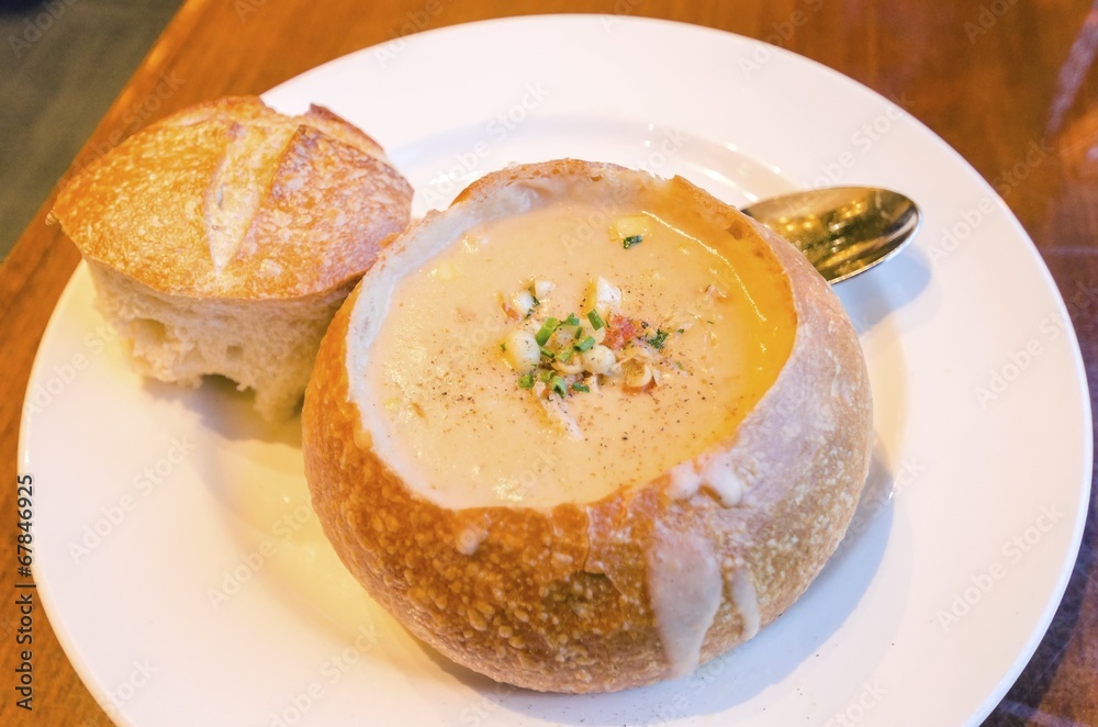 Sourdough Clam Chowder Sourdough Clam Chowder
