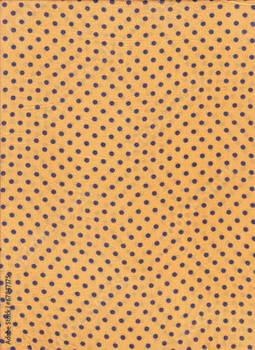 Yellow purple polka dotted texture