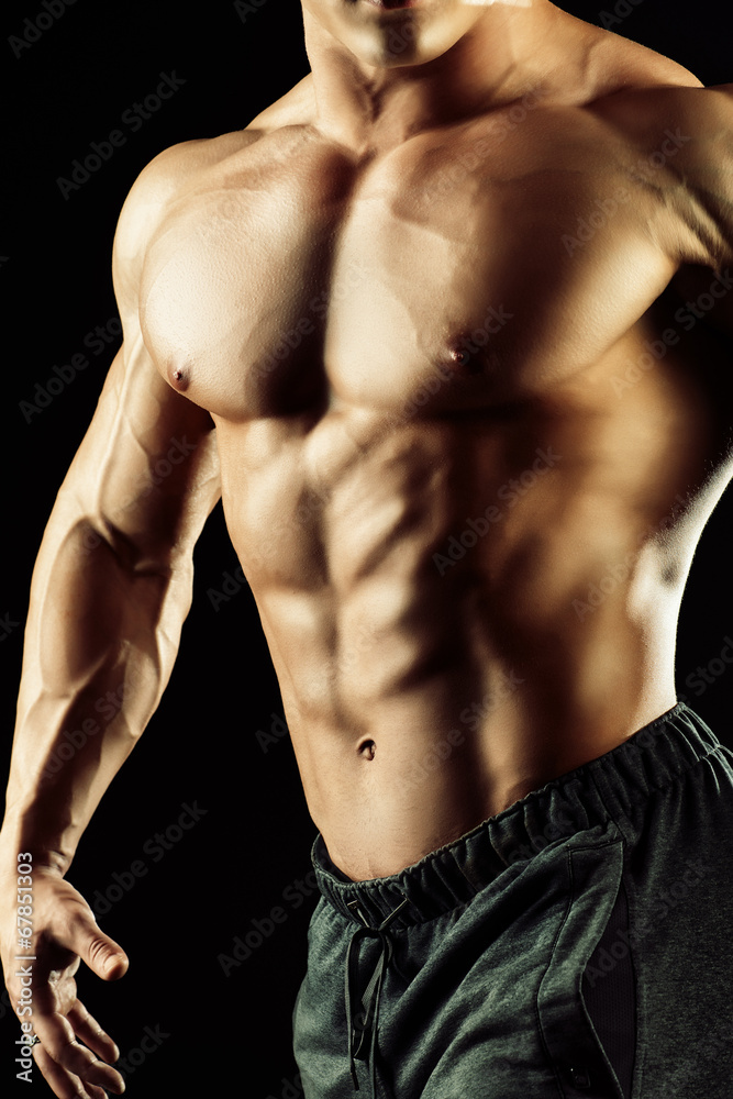 Fototapeta premium perfect male body