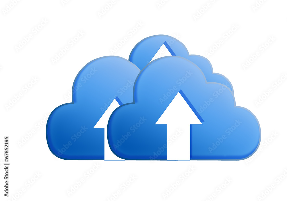 Blue Cloud ; Cloud computing concept. Blue Cloud ; Cloud computing concept.