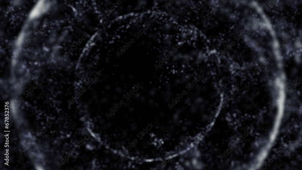 Particles Rings Background