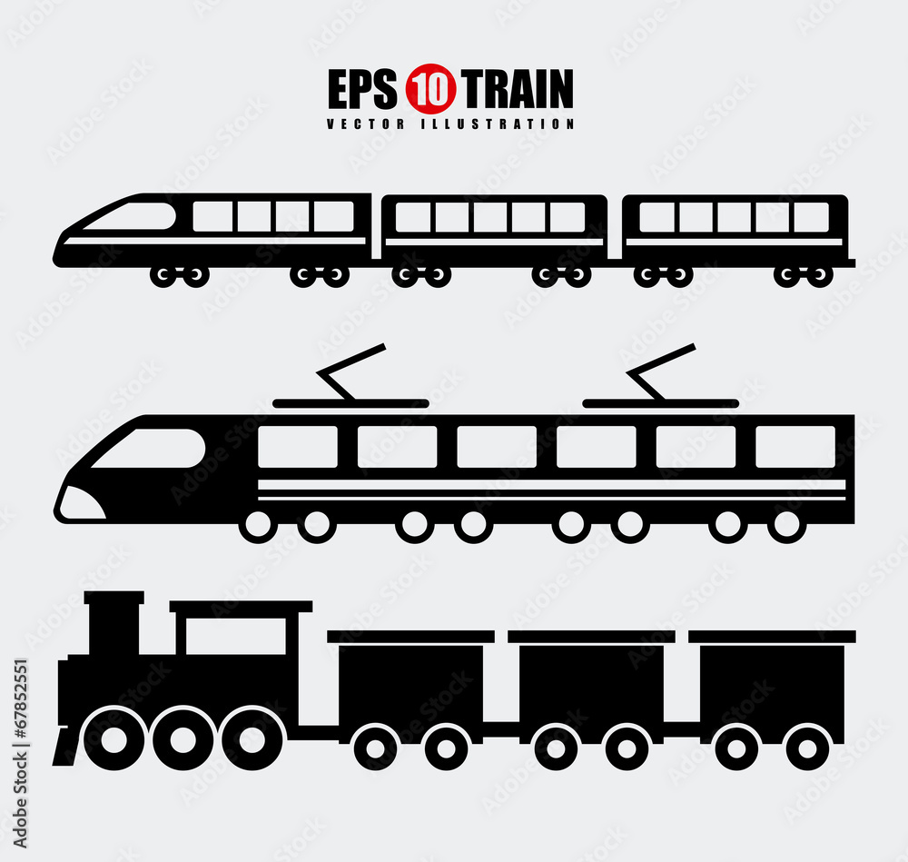 train design Stock Vector | Adobe Stock