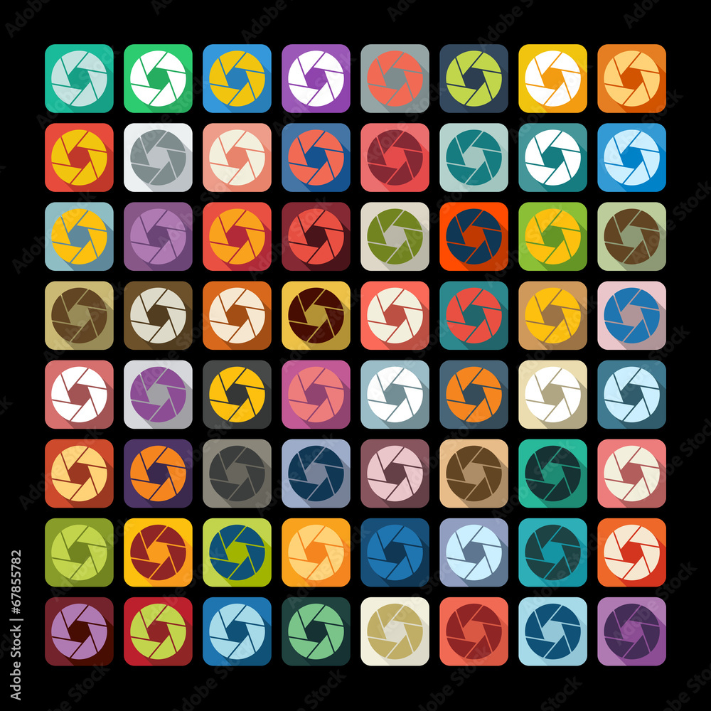 Flat design: photo