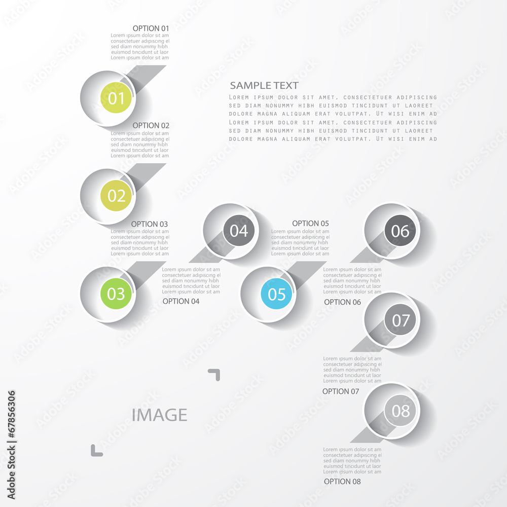 Template for your presentation, minimal infographic Template for your presentation, minimal infographic