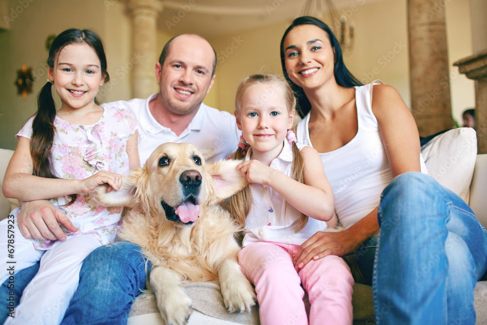 Affectionate family Affectionate family