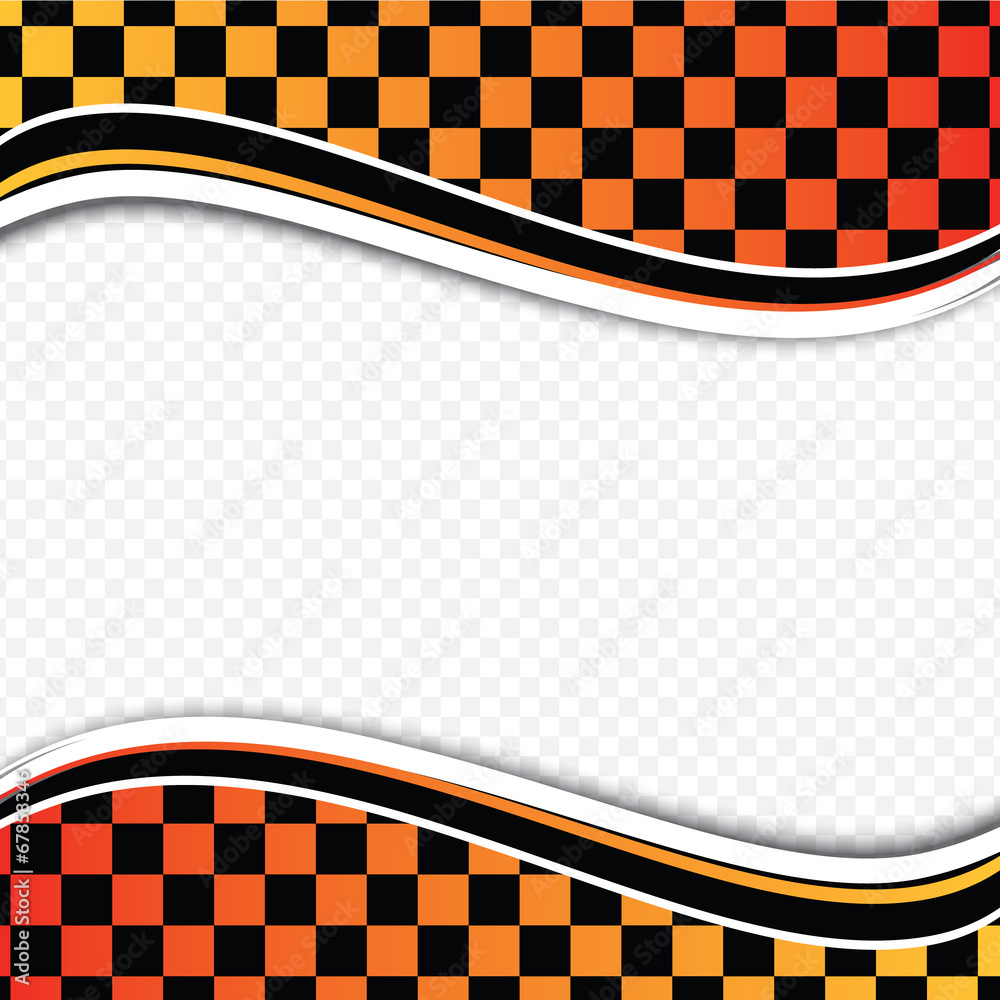 Checkered background (racing background). Vector illustration. Stock