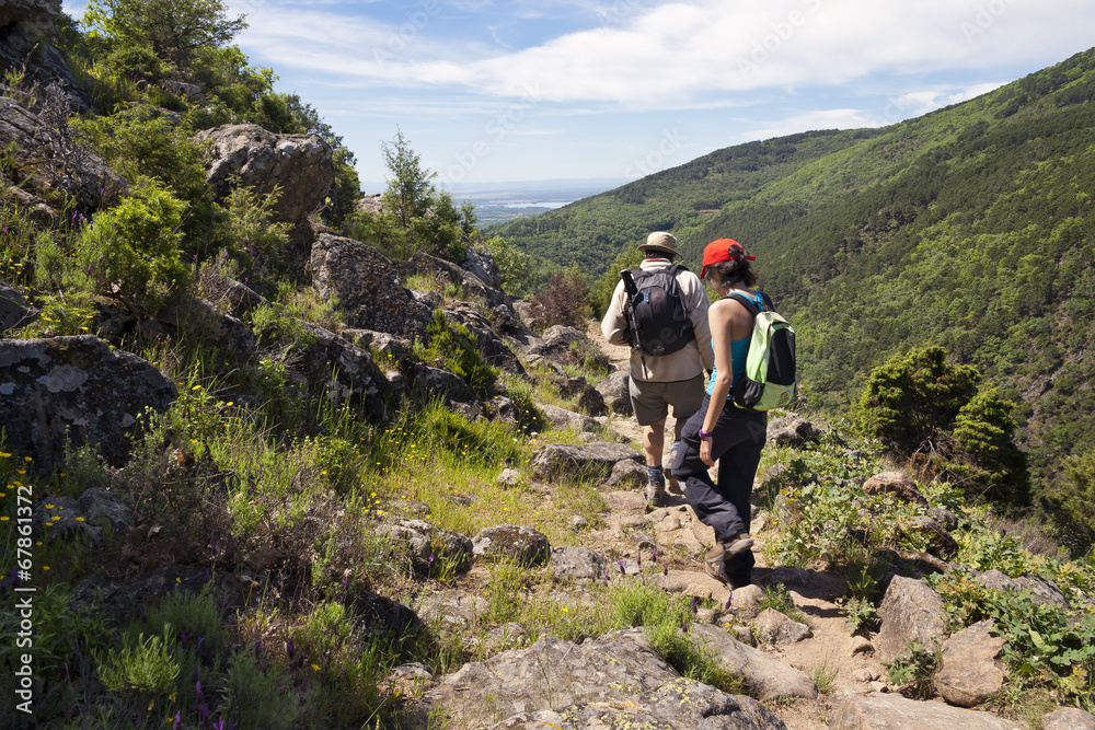 Andando por la Garganta de Santa María. Gredos