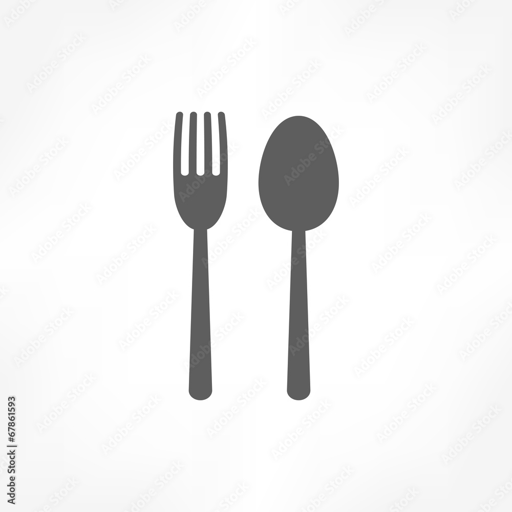 fork & spoon icon fork & spoon icon