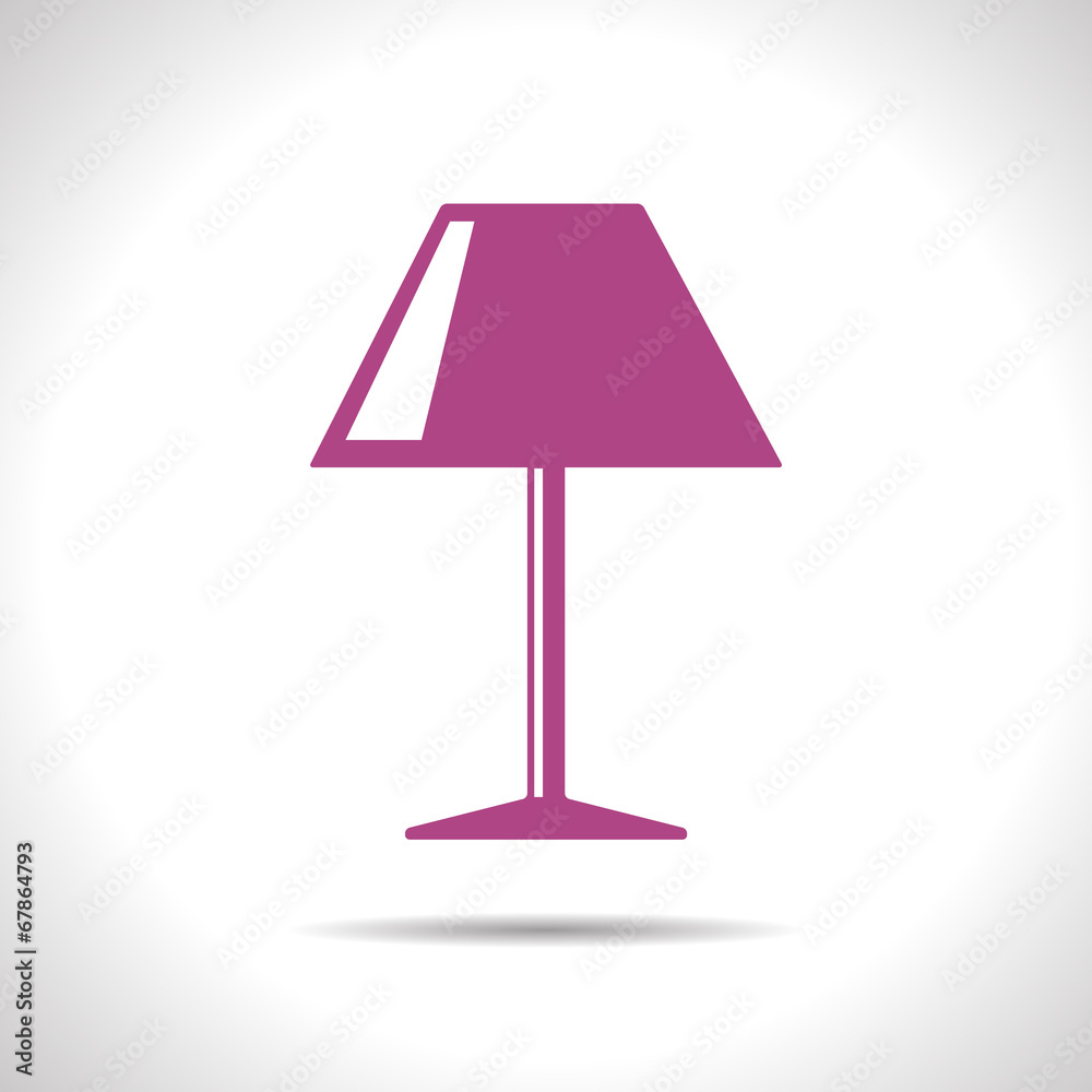 Vector reading-lamp icon. Eps10 Vector reading-lamp icon. Eps10