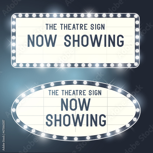 Vintage Showtime Signs