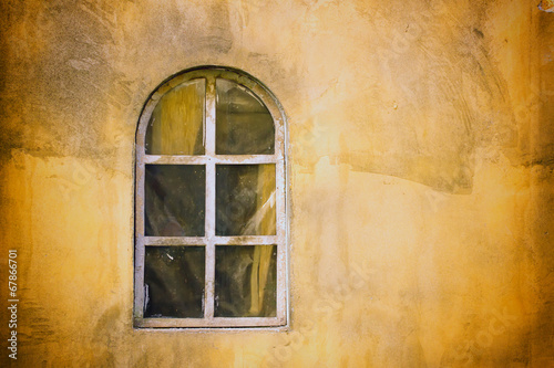 Vintage wall with window