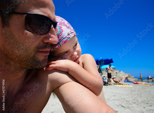 Bimba con il papà