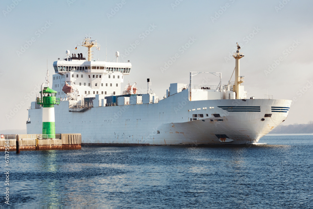 Ferry on the Baltic Sea