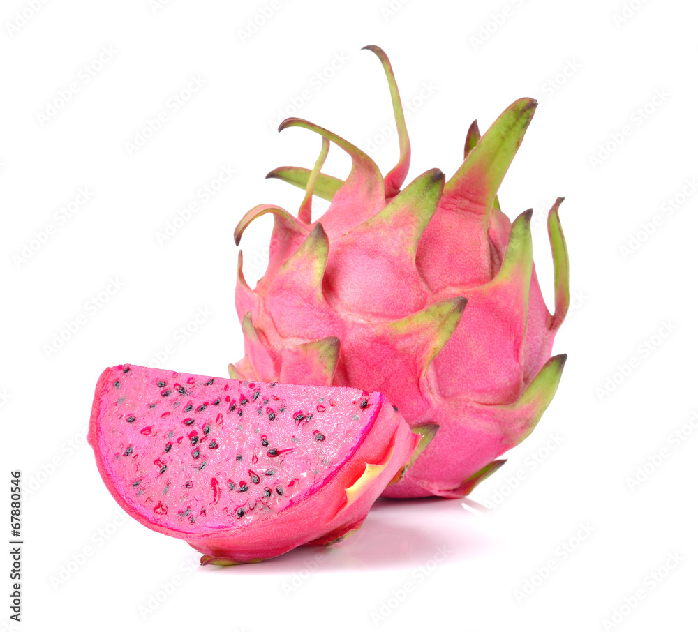 dragon fruit isolated on white background dragon fruit isolated on white background