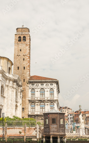 Venedig, Altstadt, historische Altstadthäuser, Canale, Italien