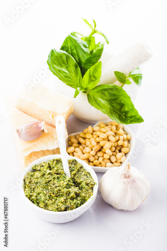 Pesto sauce ingredients