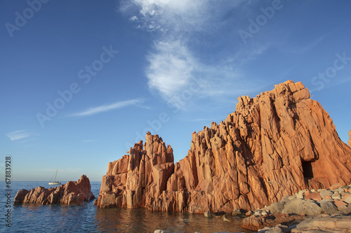 Felsen, Arbatax, Sardinien