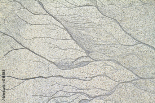 Textures of freshwater veins in the sand, Galapagos, Ecuador photo
