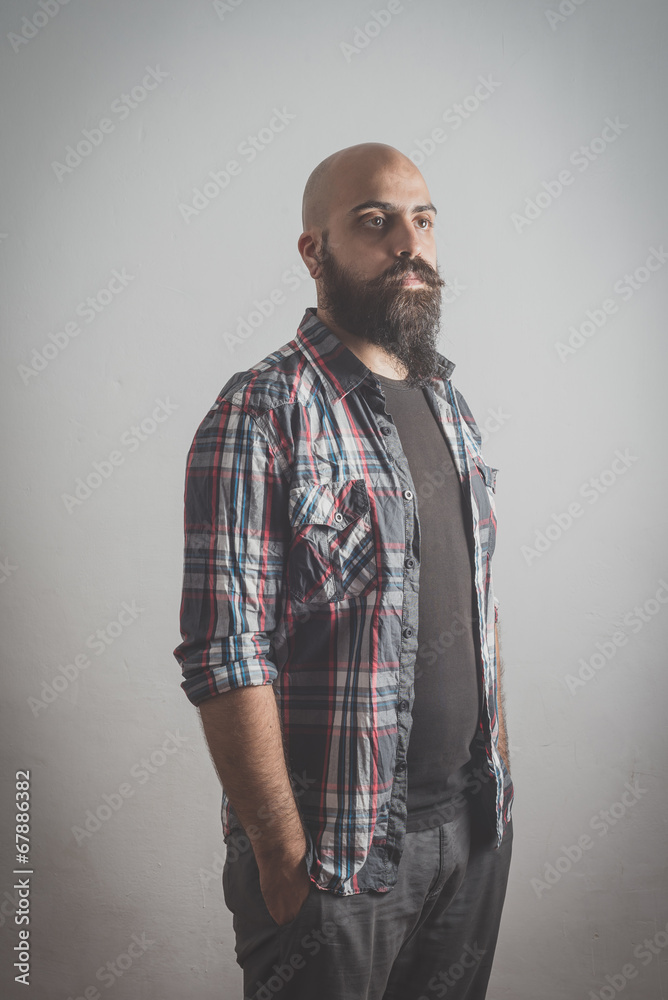Fototapeta premium Portrait of young man standing indoors
