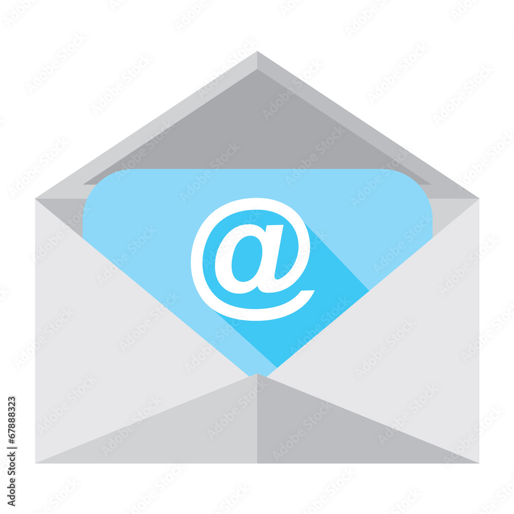 Email icon design illustration