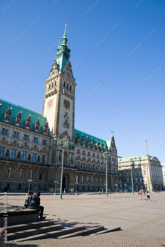 Fototapeta premium Hamburger Rathaus