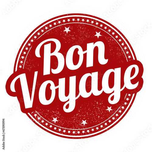 Fotografie, Obraz Bon voyage stamp