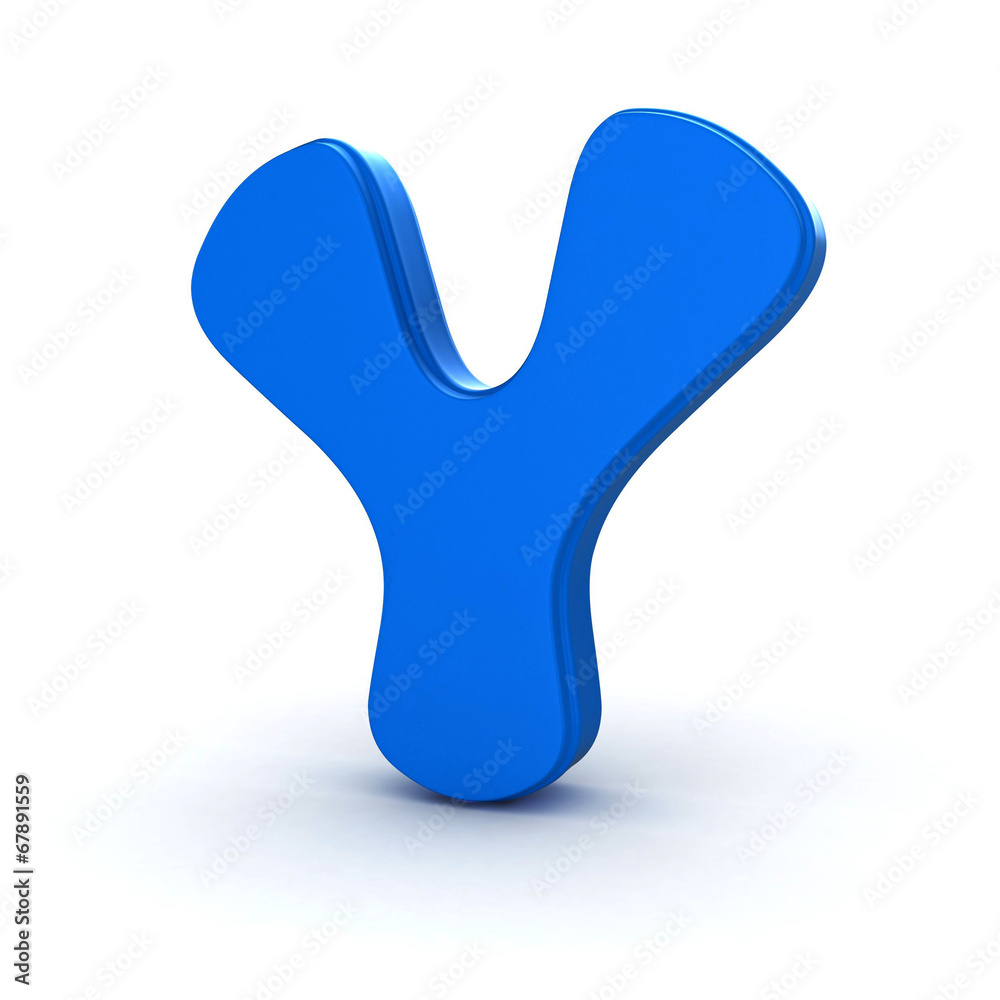 3d shiny and glossy y letter 3d shiny and glossy y letter