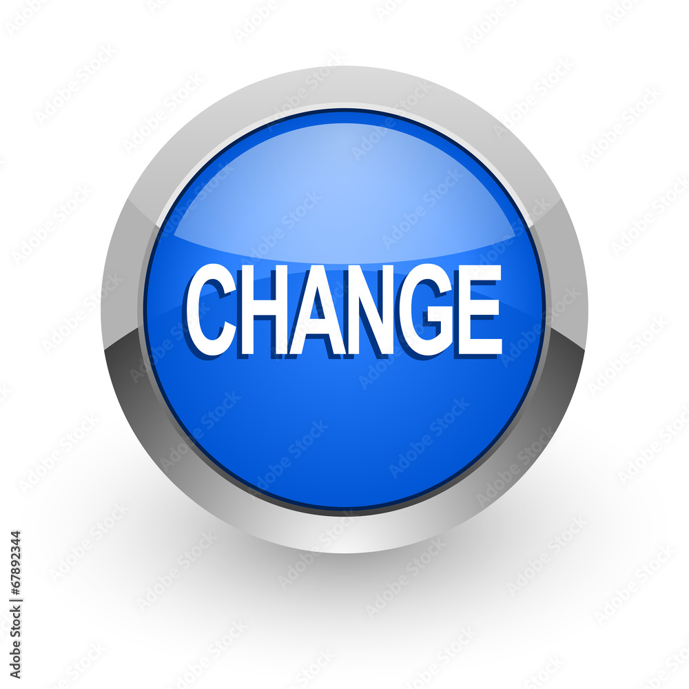 change blue glossy web icon change blue glossy web icon