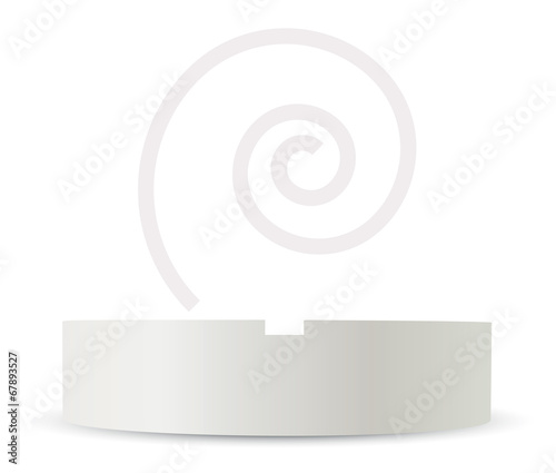 Ashtray empty for text