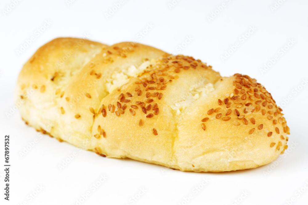 Sesame and garlic bread