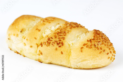 Sesame and garlic bread