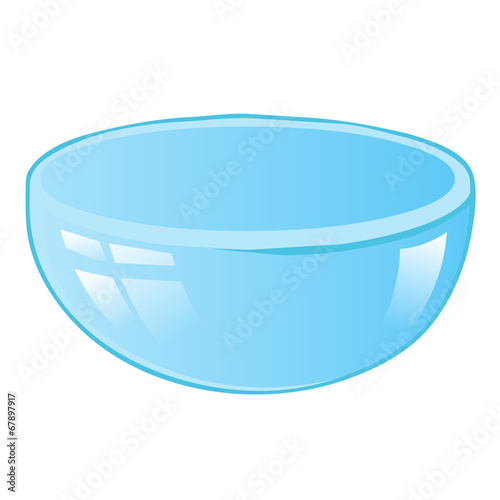 bowl isolated illustration
