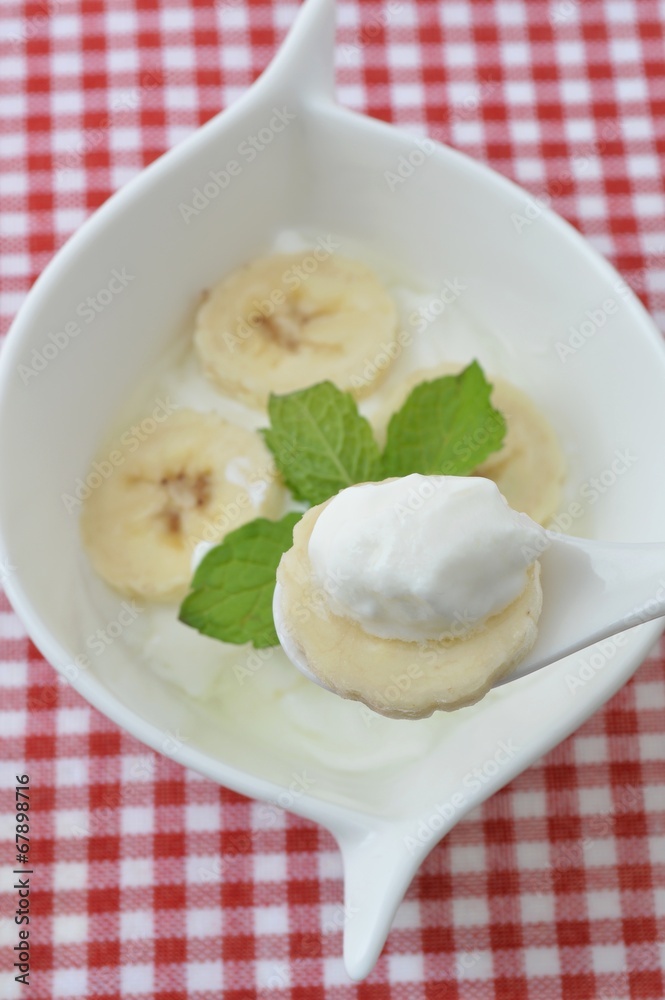 バナナヨーグルト