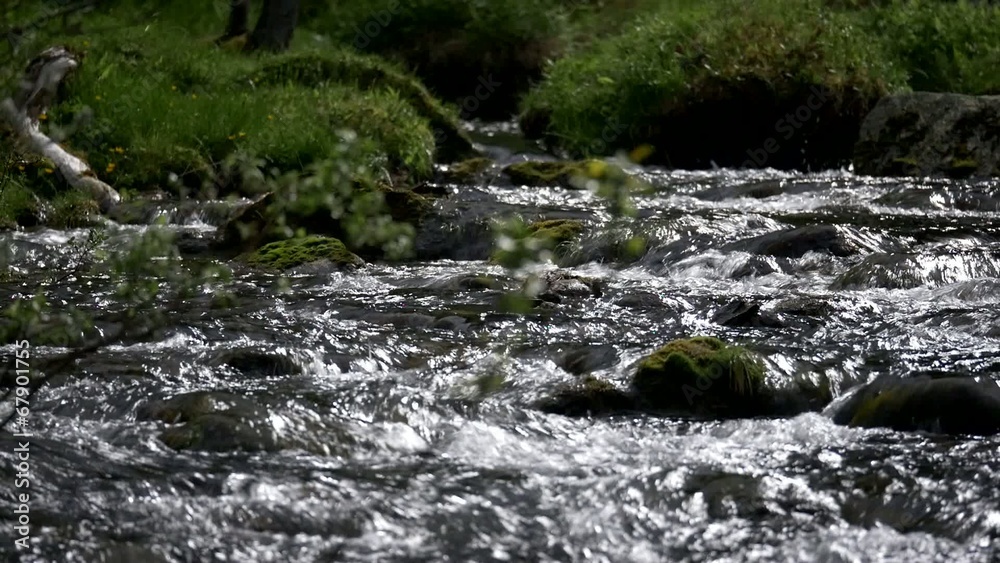 stream course, rippling water stream course, rippling water
