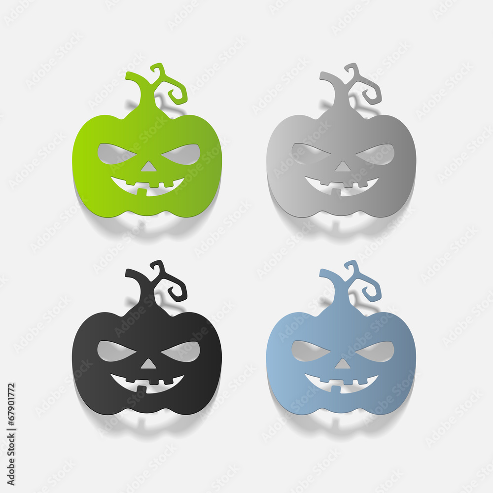 Fototapeta premium realistic design element: pumpkin