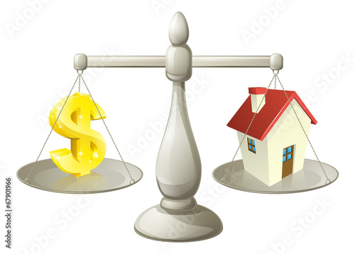 House dollar scales concept