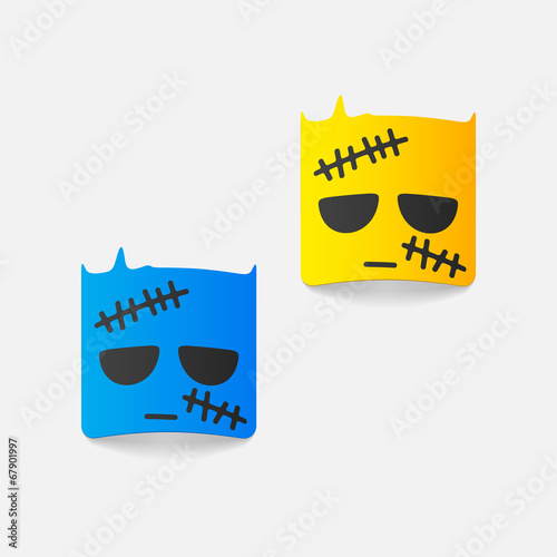 realistic design element: zombie