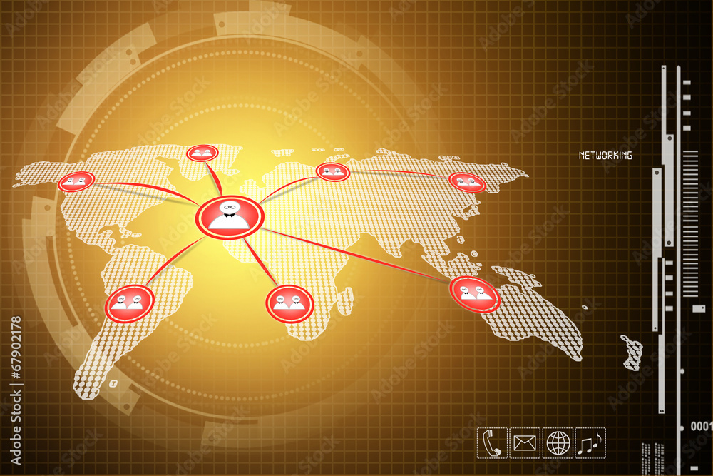 Obraz premium communication concept