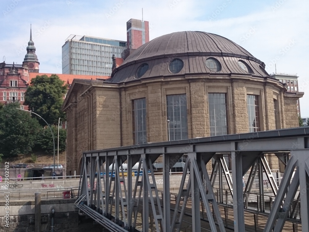 Naklejka premium Elbtunnel in Hamburg
