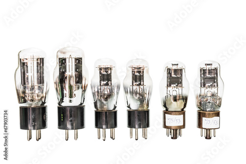 Vacuum electronic preamplifier tubes