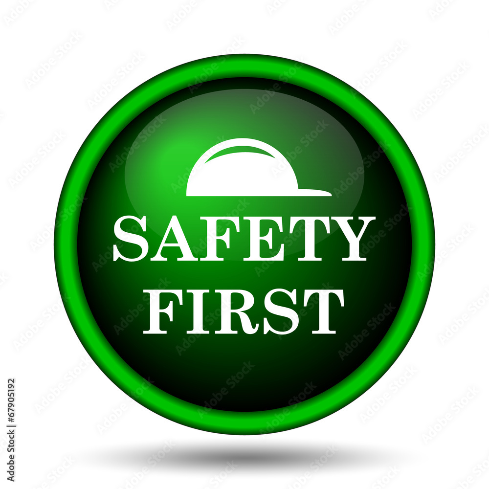 Safety first icon Safety first icon