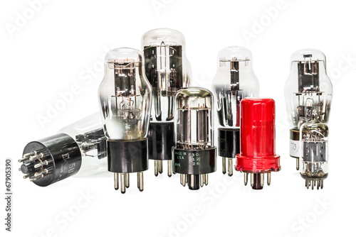 Vacuum electronic preamplifier tubes