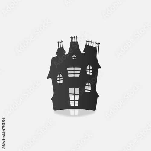 realistic design element: house