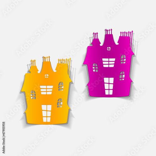 realistic design element: house