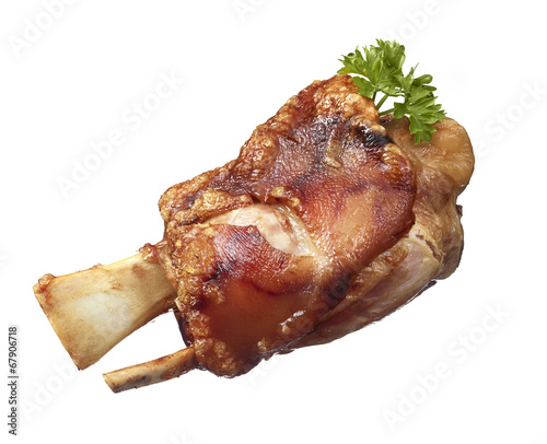 Schweinshaxe freigestellt photo