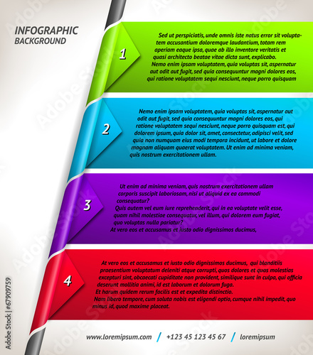 Infographic background.