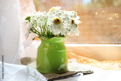 Fototapeta Naklejka Na Ścianę i Meble -  Beautiful flowers in home interior decoration
